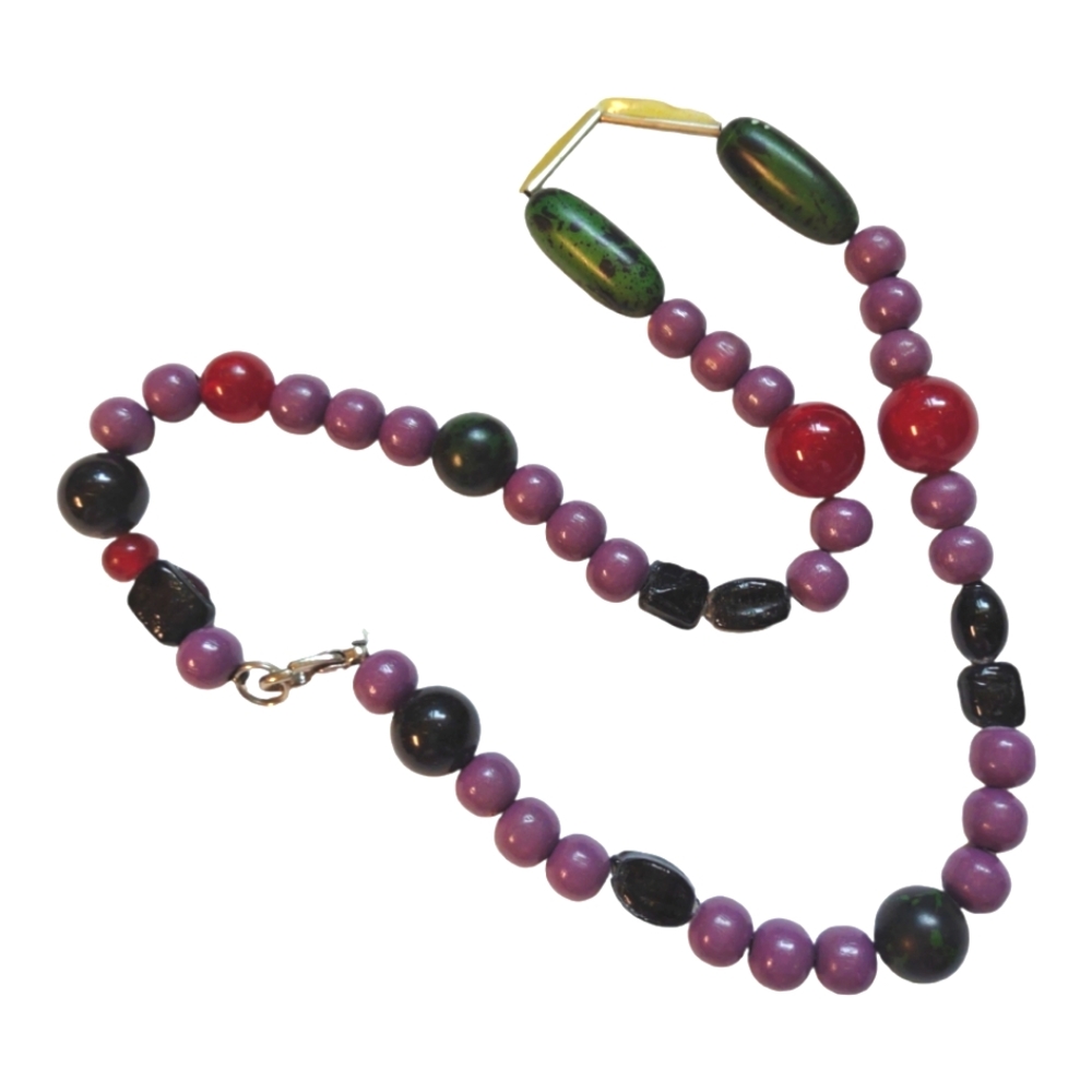 Multi Colored 10" Bead Necklace or Craft Accent